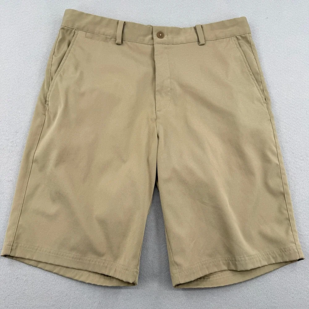 Nike Golf‎ Tour Performance Dri-Fit Shorts Mens 32 Khaki 10.5